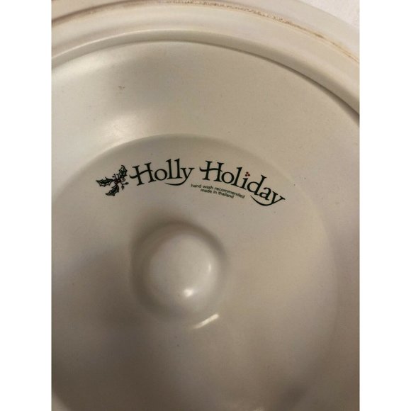 vtg Home for the Holidays Christmas Hurricane Candle Holder candy stripe Pillar - Picture 6 of 9